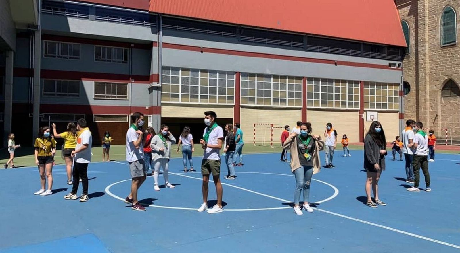 Deporte en un centro salesiano