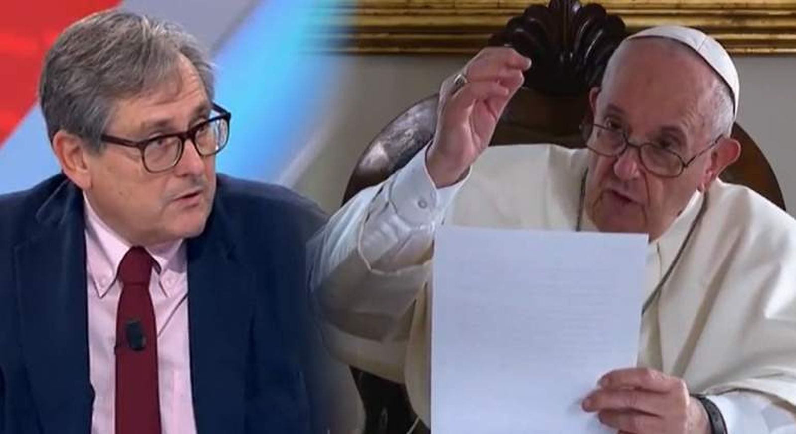 Marhuenda, de nuevo, contra el Papa Francisco