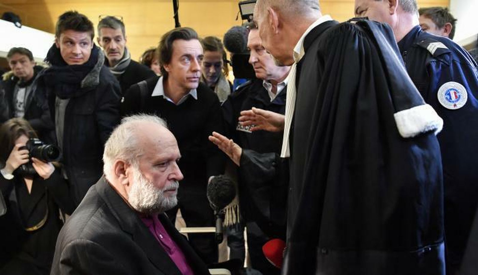 Preynat, durante el juicio