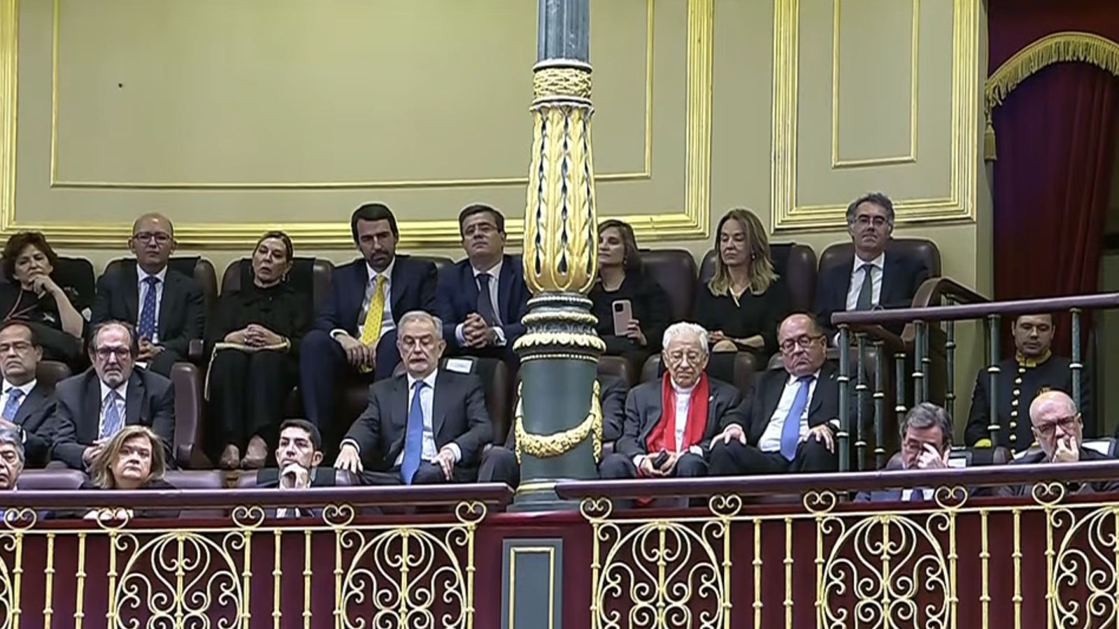 La tribuna de invitados de Las Cortes