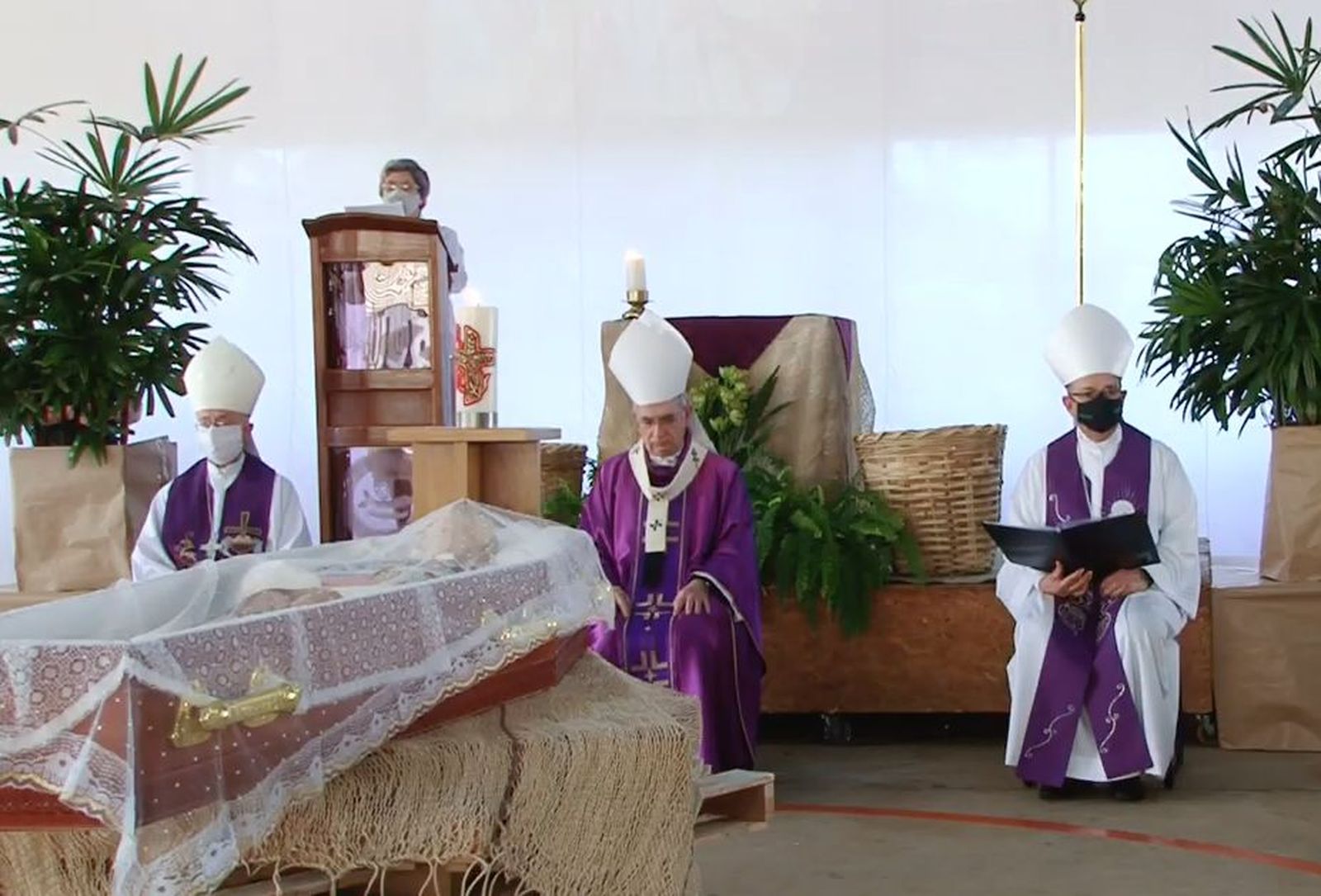 Funeral de Pedro Casaldàliga en Batatais