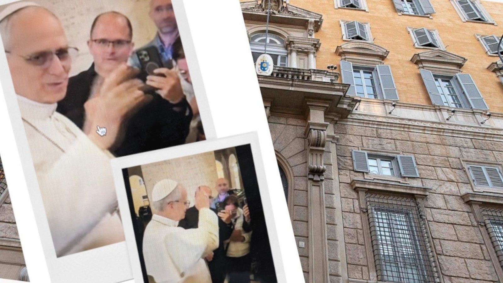 l Papa desde el Palacio Sant'Uffizio