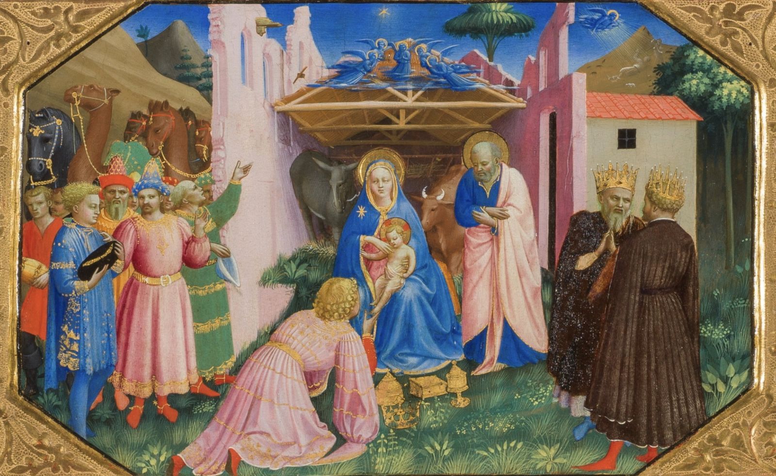 Escenas de la vida de la Virgen. Fra Angelico. Museo del Prado