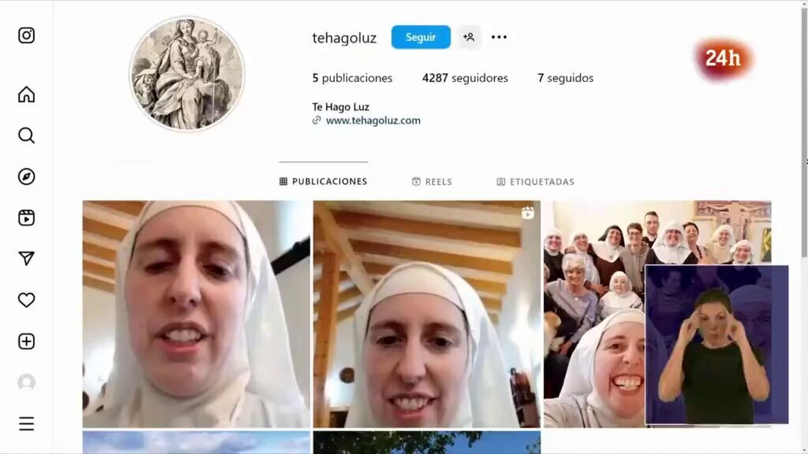 Instagram y Facebook cierran los perfiles de las exmonjas de Belorado