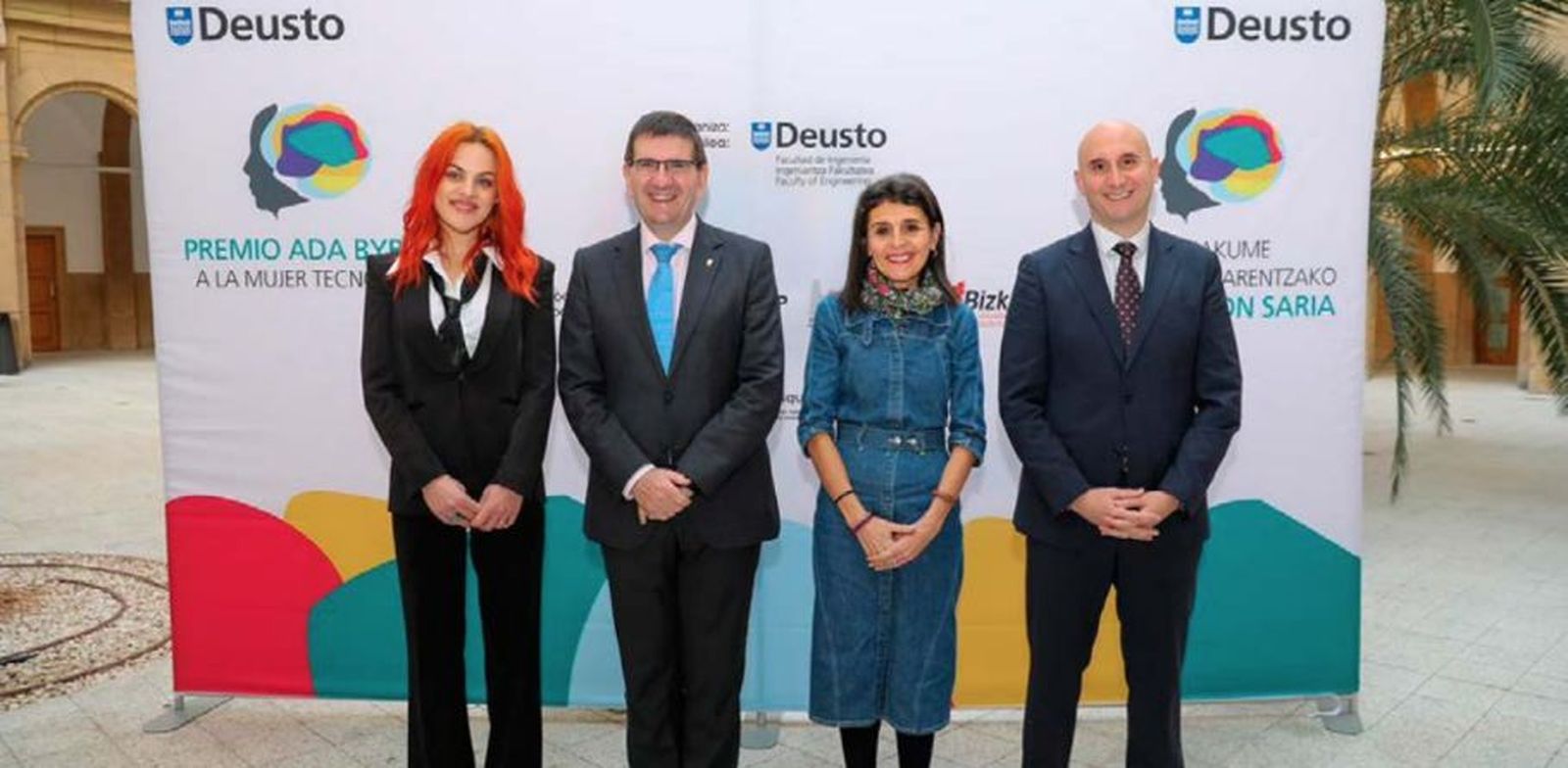 Sara García, Juan José Etxeberria, Nerea Melgosa y Asier Perallos