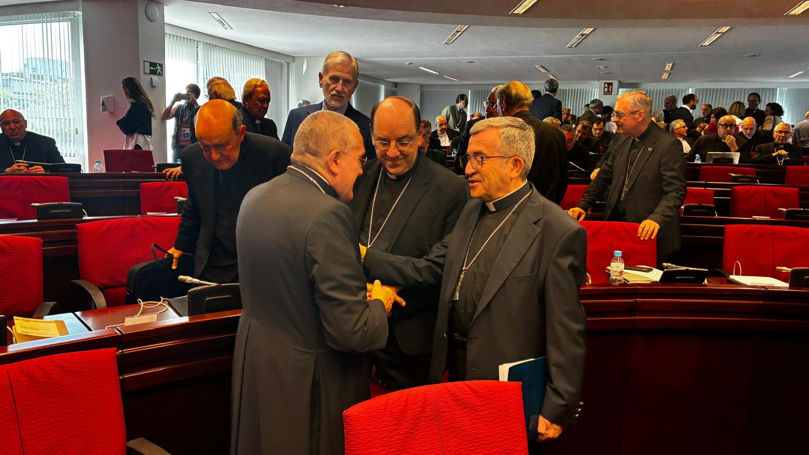 Argüello, con el Nuncio Pioppo