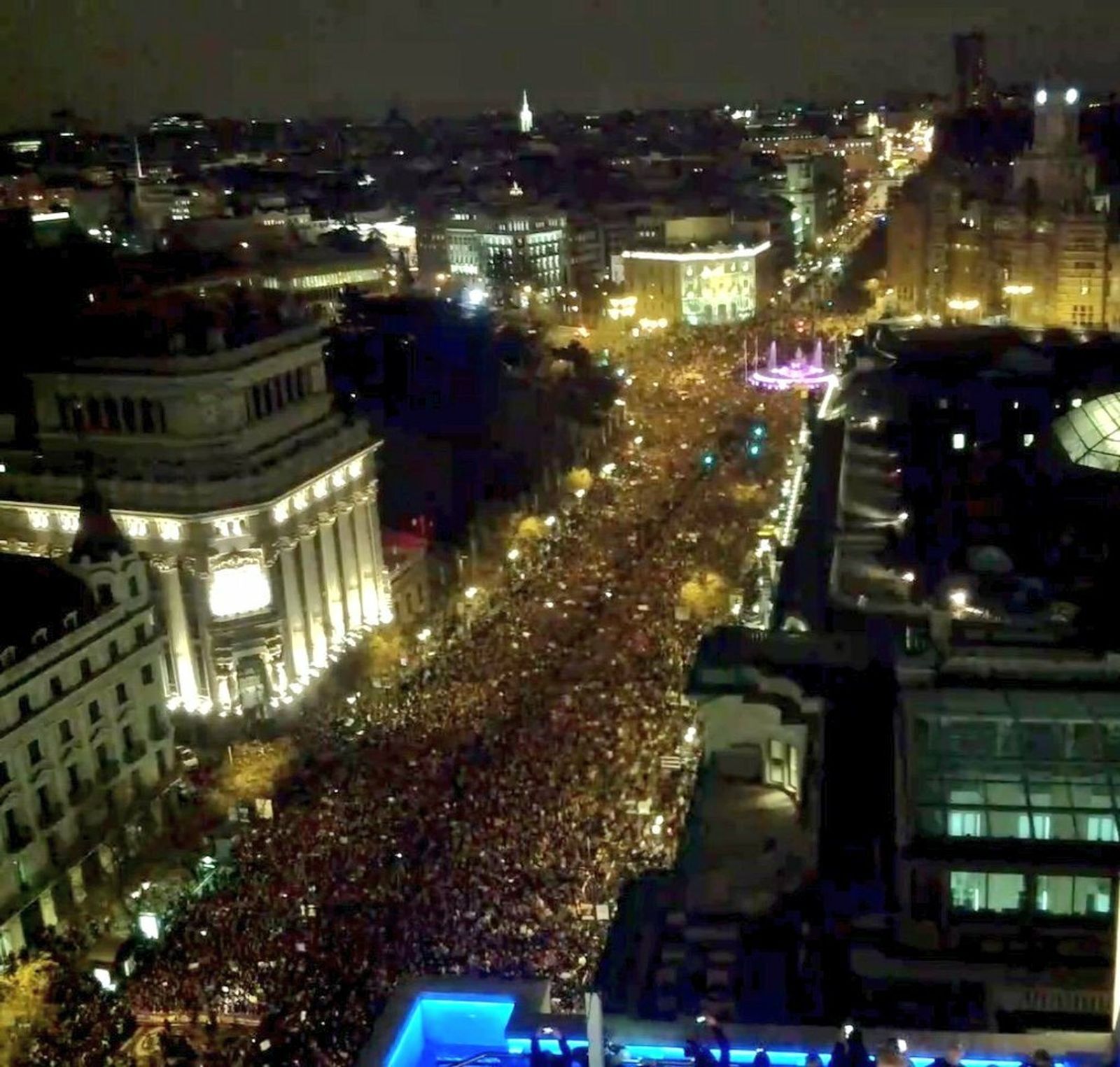 Las calles de toda España, desbordadas