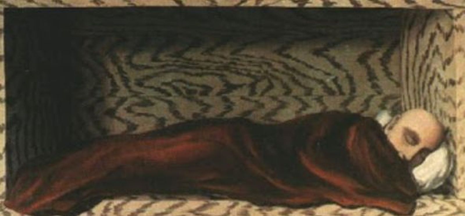 Detalle de una obra de Magritte