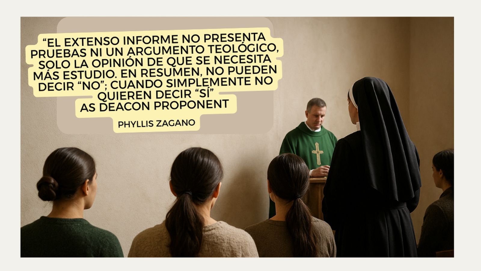 Mujeres al diaconado