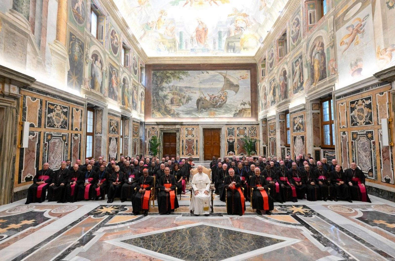 El Papa con los obispos amigos del Movimiento de los Focolares