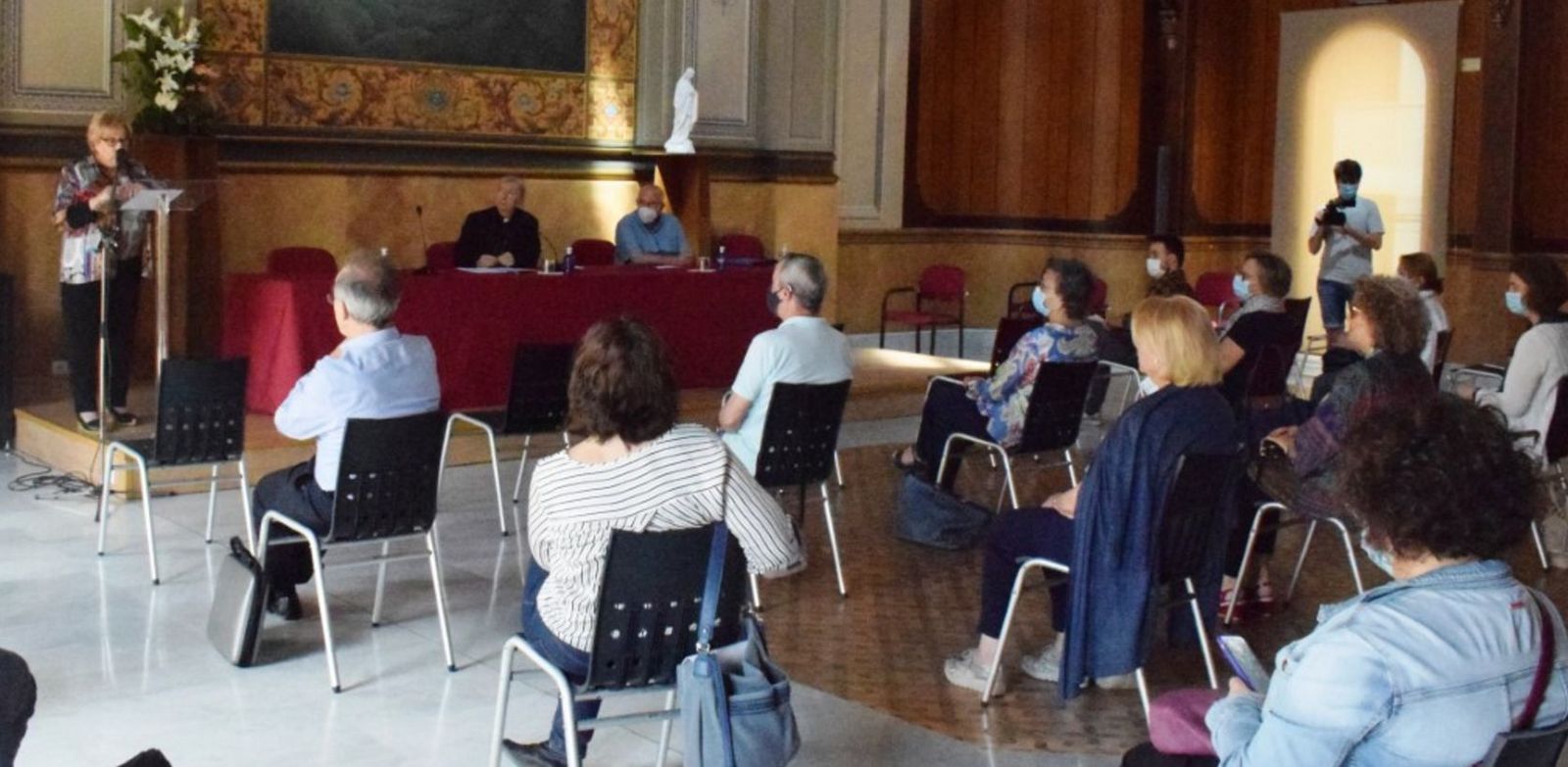 Acto de entrega del fondo del Obispado de Lleida