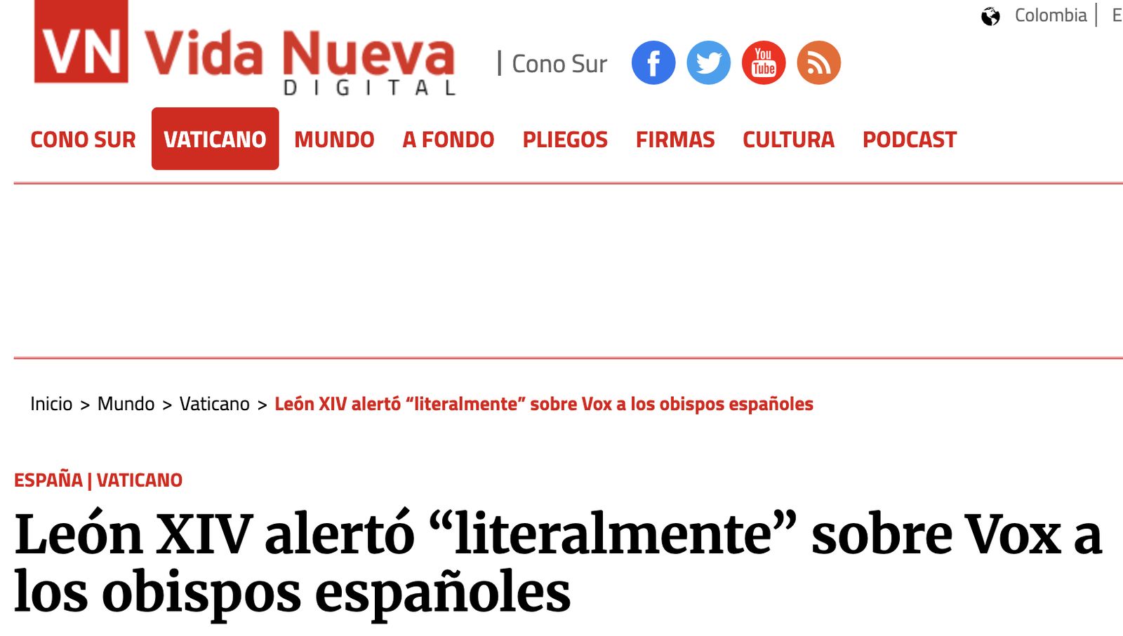 Información de Vida Nueva