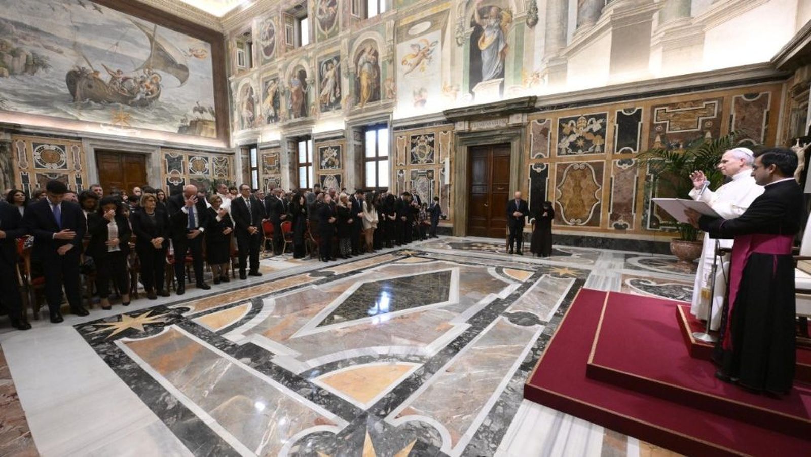 Recepción con León XIV