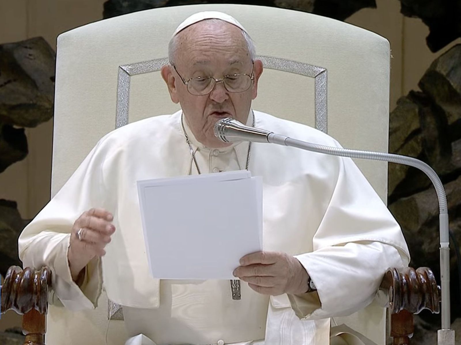Francisco, en su catequesis de la audiencia de los miércoles