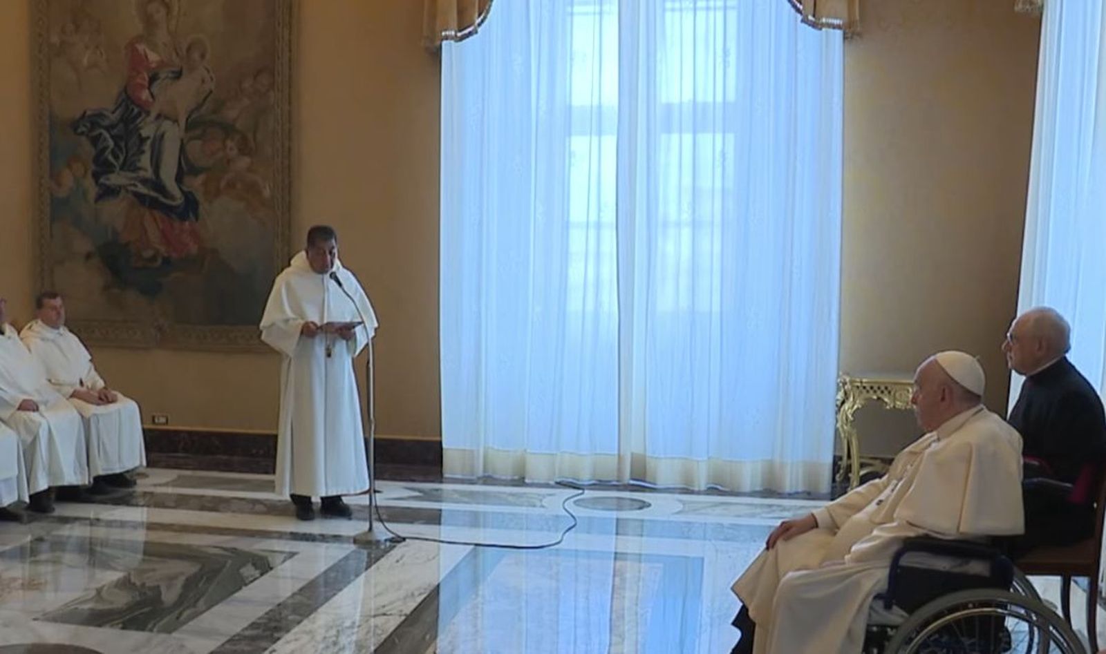 Fray Leoncio y el Papa