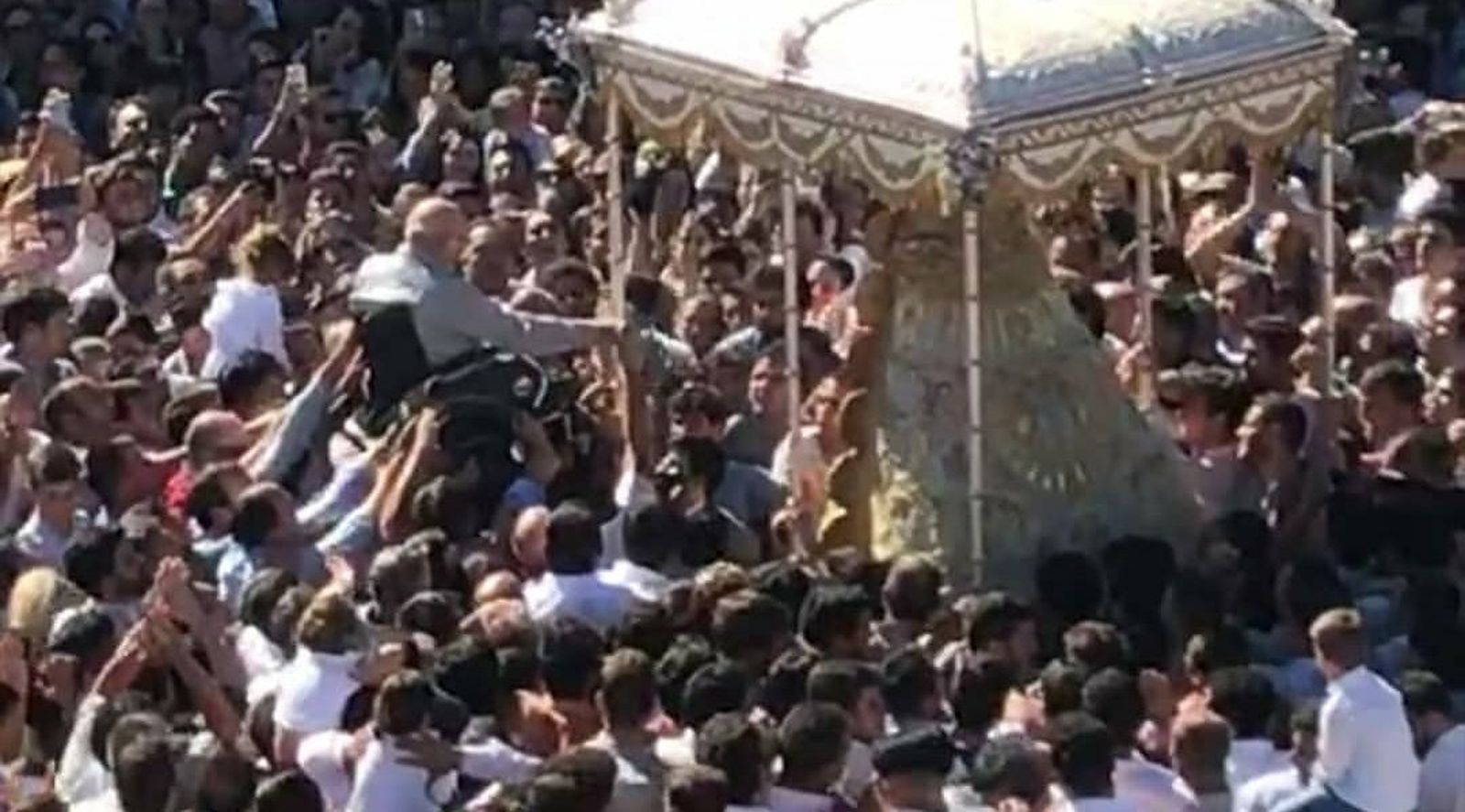 Impactante imagen del Rocío