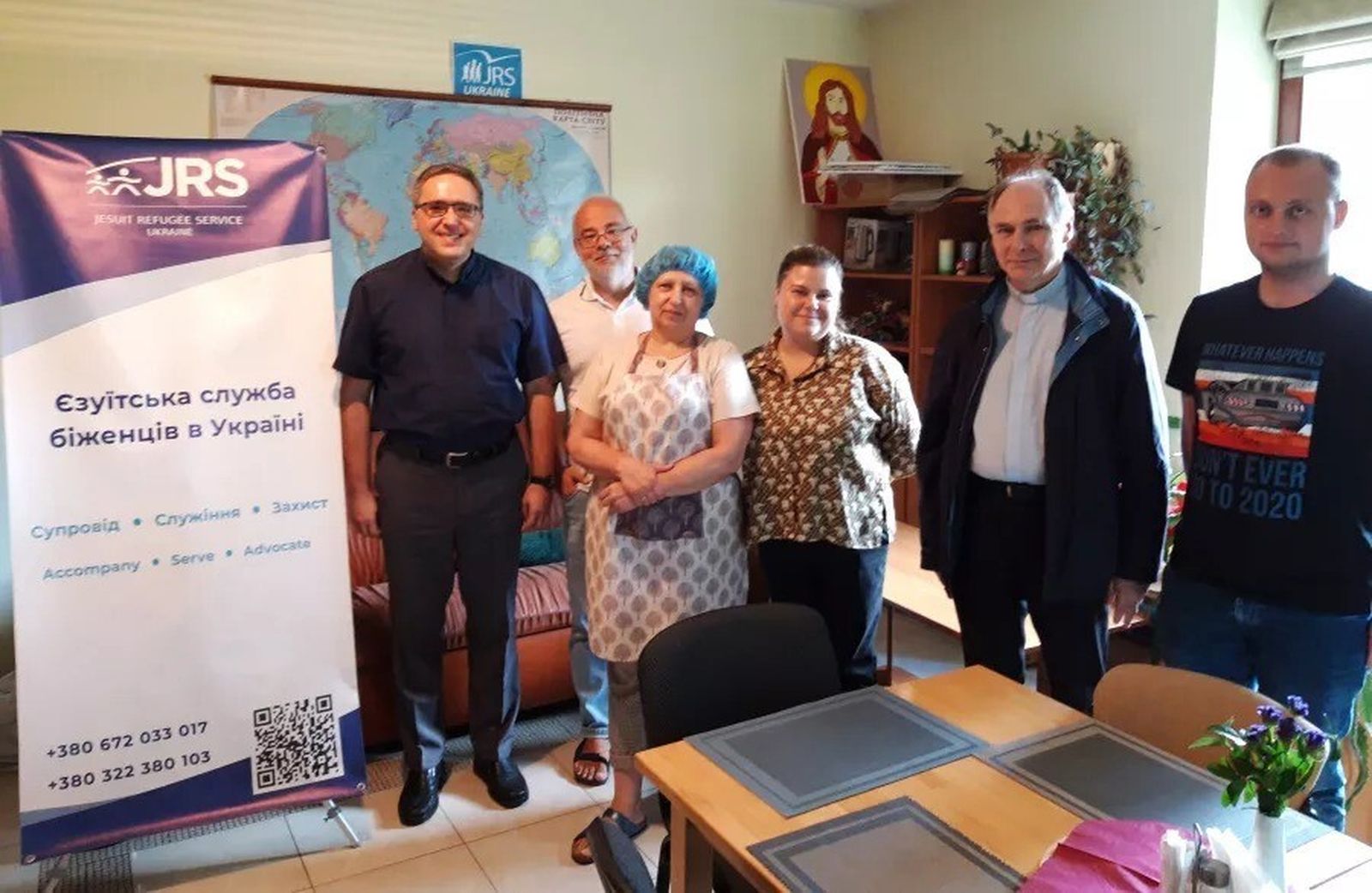 El nuevo Presidente de los jesuitas europeos visita el JRS Ucrania