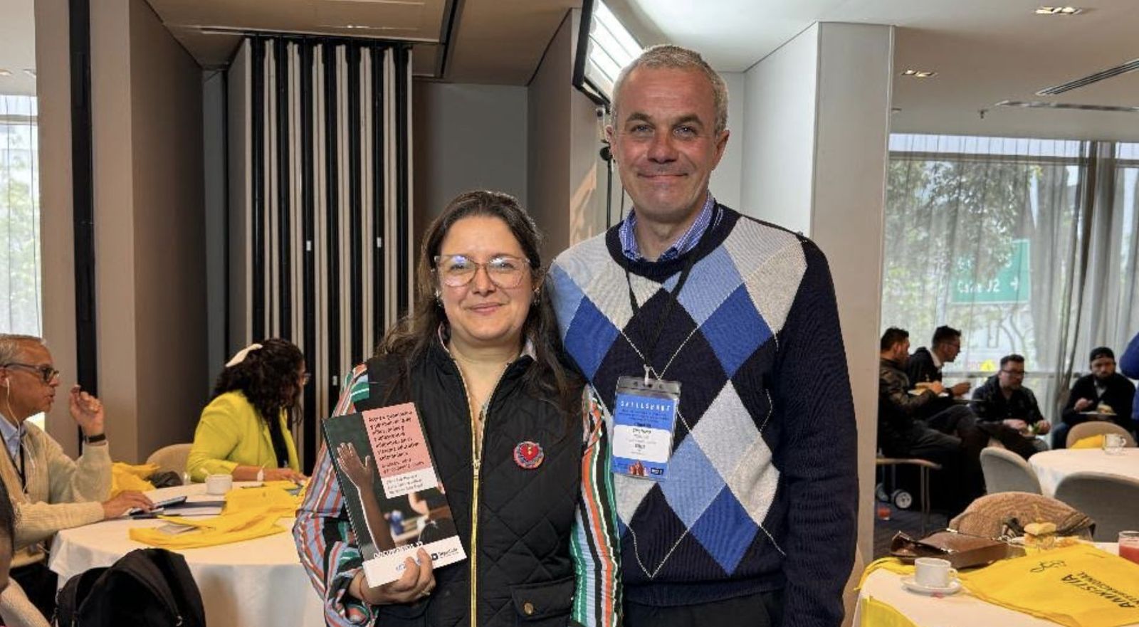 Gina Paola Romero y Cristiano Morsolin