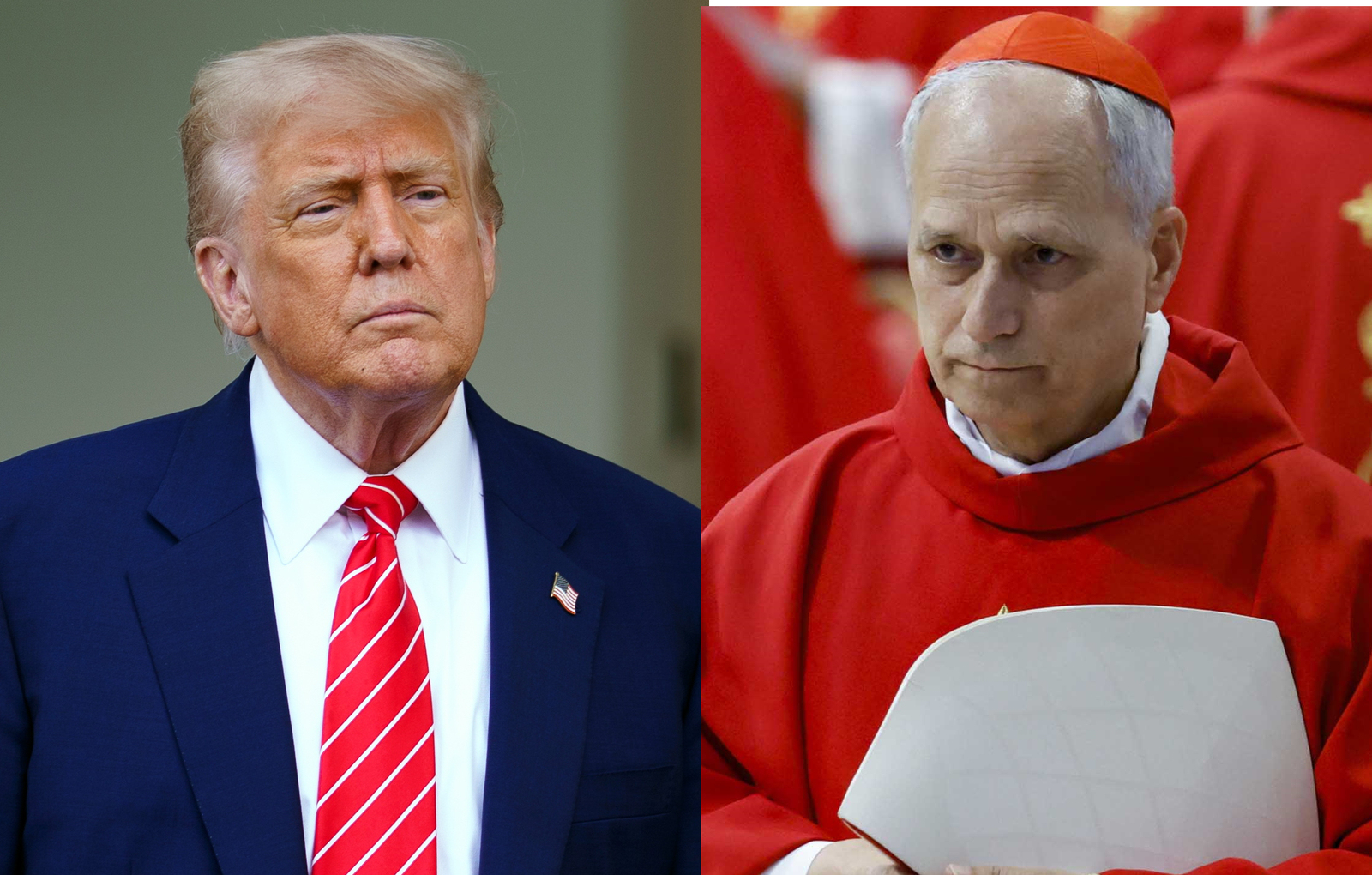 Trump y León XIV