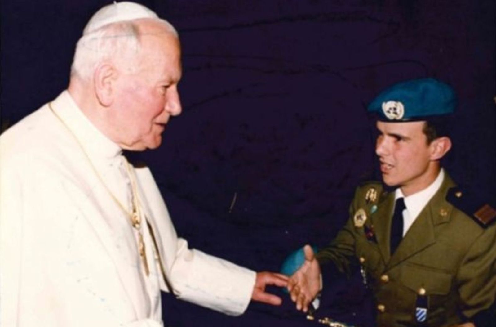 Juan Pablo II y J. Ramón Rapallo