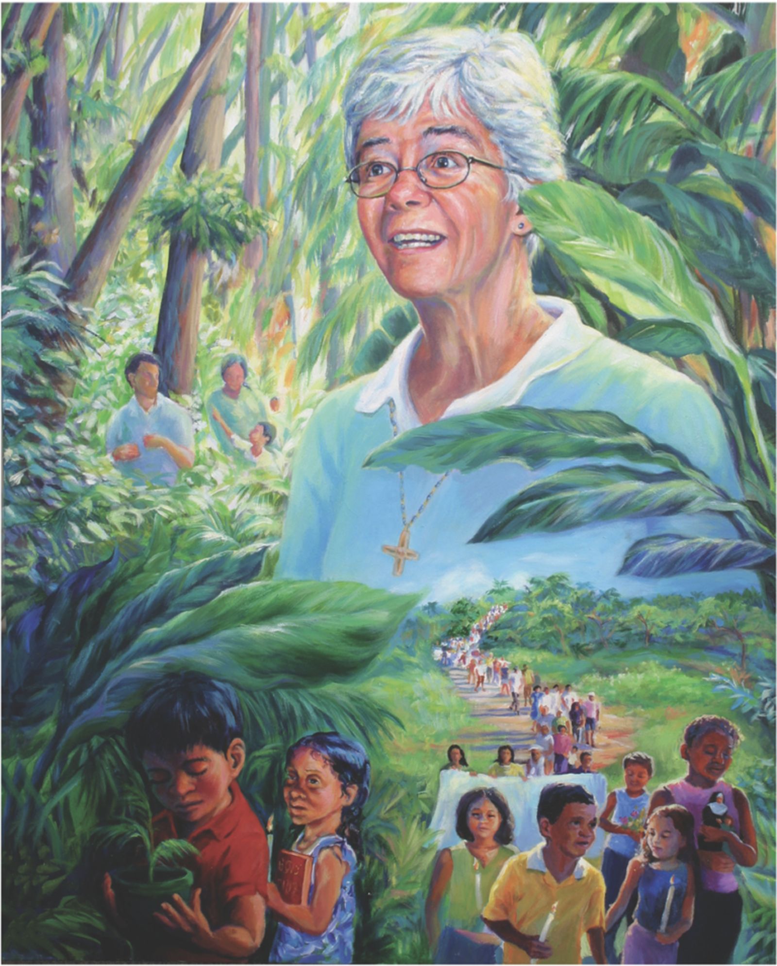 Cartel en honor a la labor de Dorothy Stang