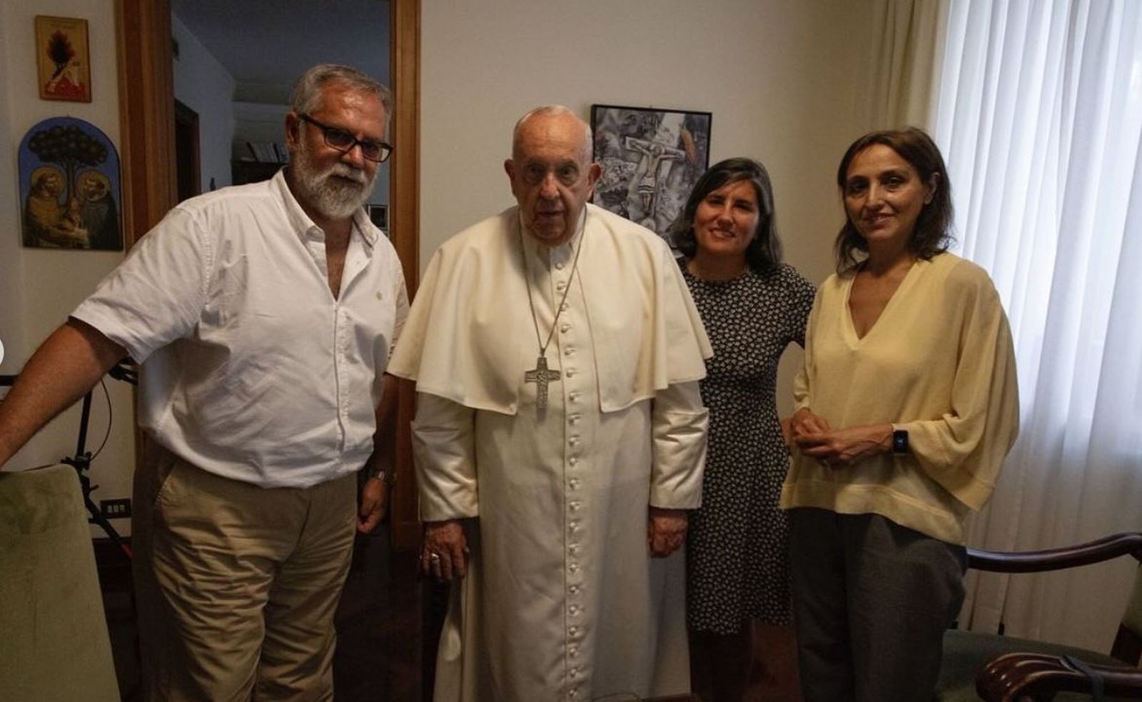 Francisco, con Helena Maleno, Javier Baeza y Patricia Fernández