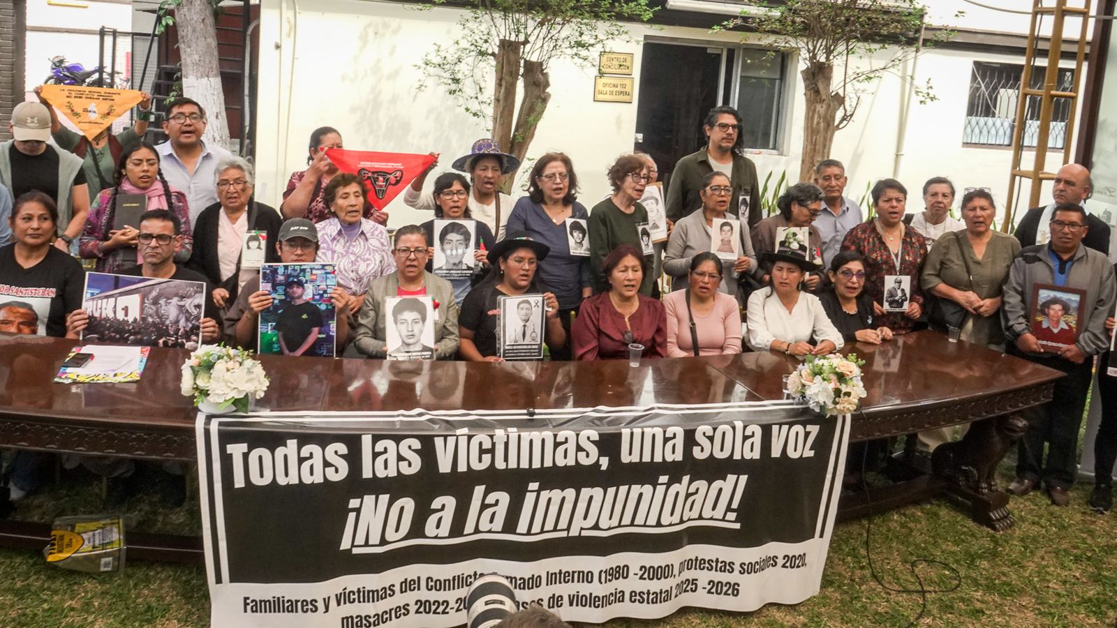 Tania Pariona y victimas