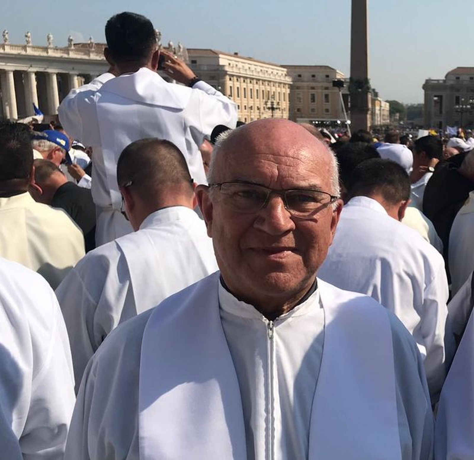 Ángel Camino, en Roma