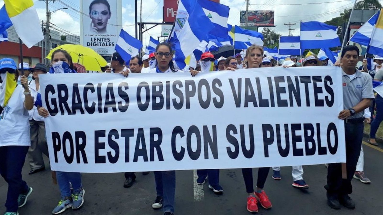 Manifestación en Managua Iglesia, 2018