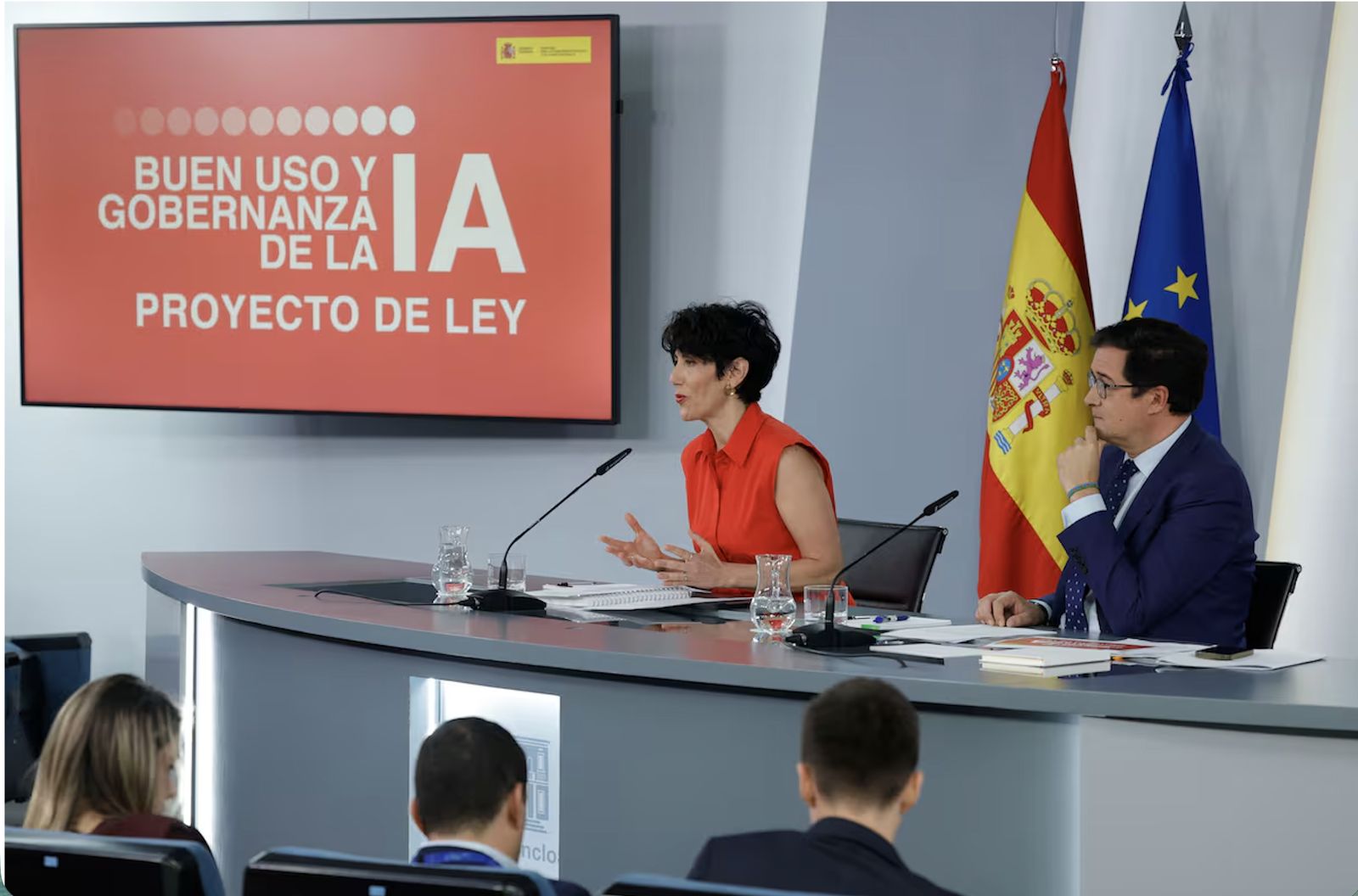 La ministra portavoz del Gobierno, Elma Saiz
