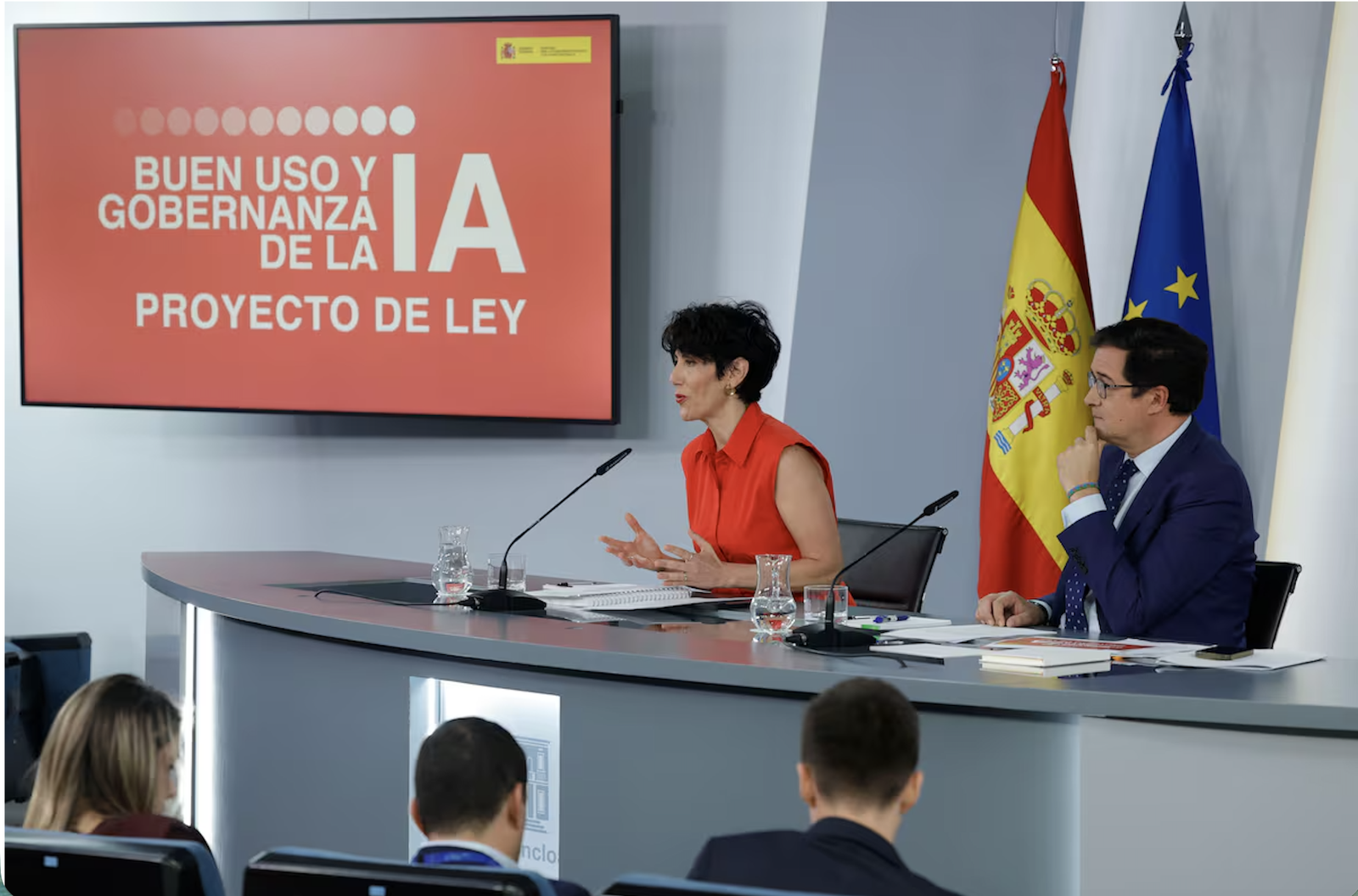 La ministra portavoz del Gobierno, Elma Saiz