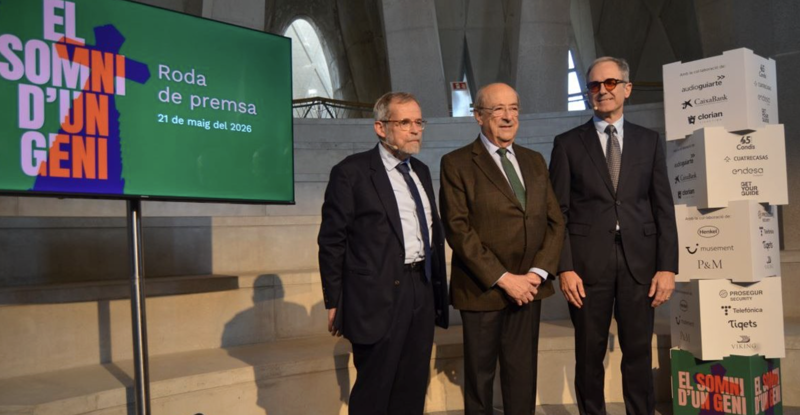Presentación de los actos en la Sagrada Familia