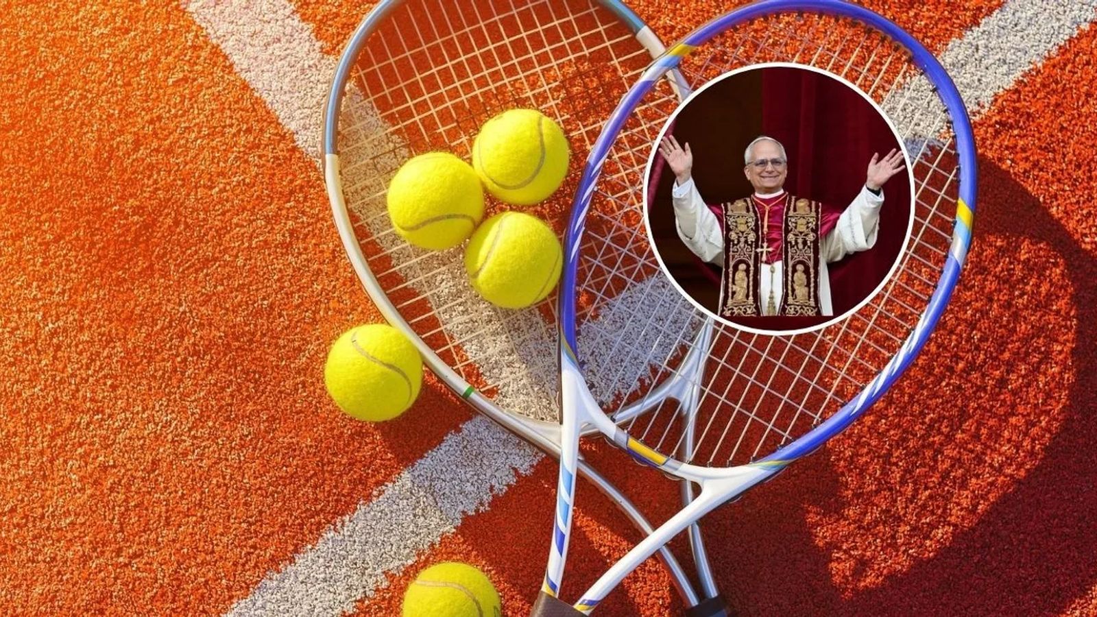 Al Papa le gusta practicar tenis