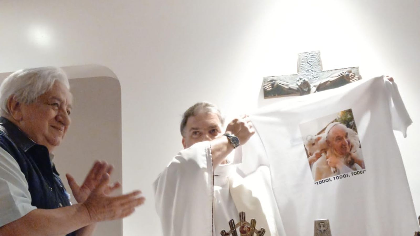 Misa en el oratorio sindical