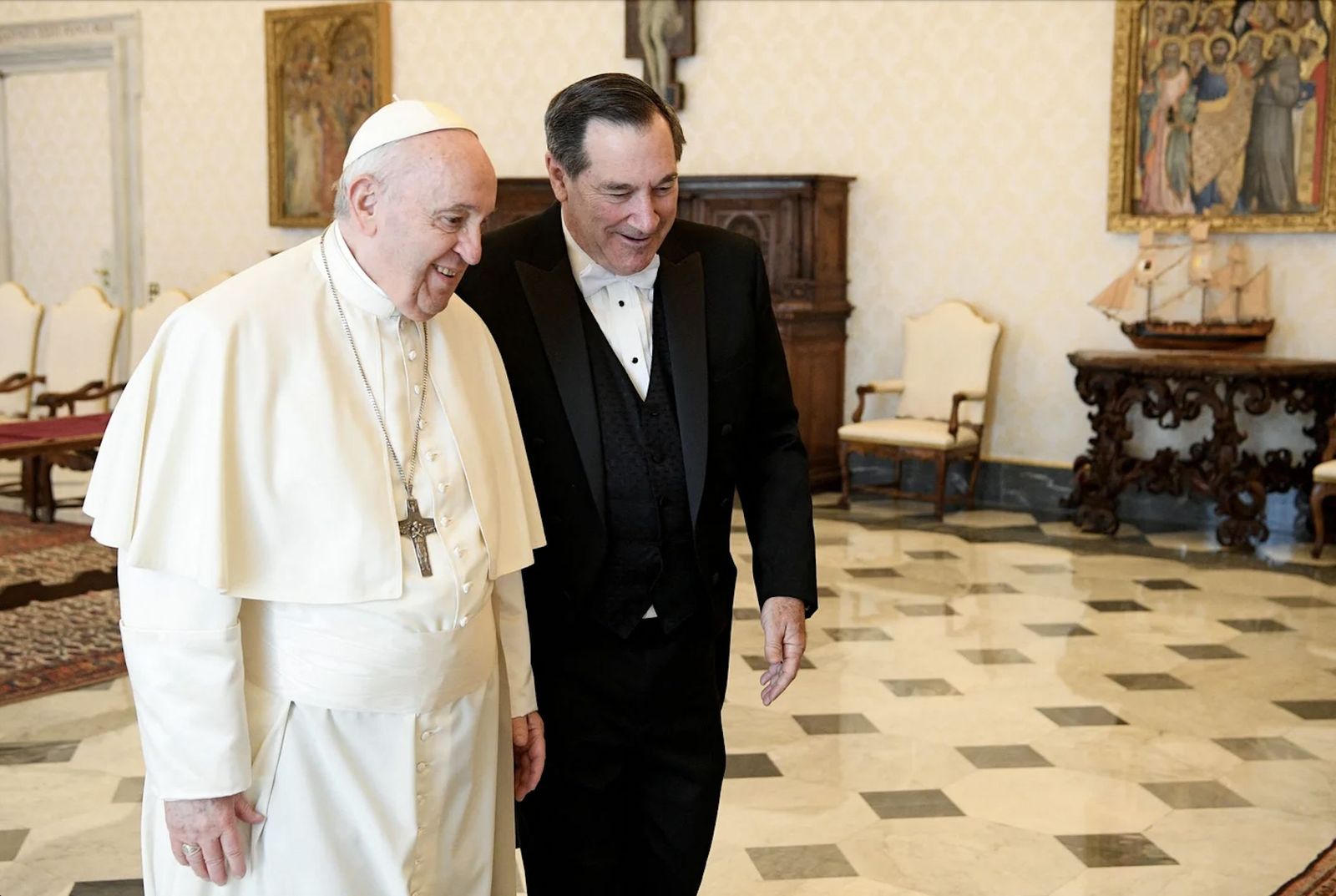 El Papa con Joe Donnelly