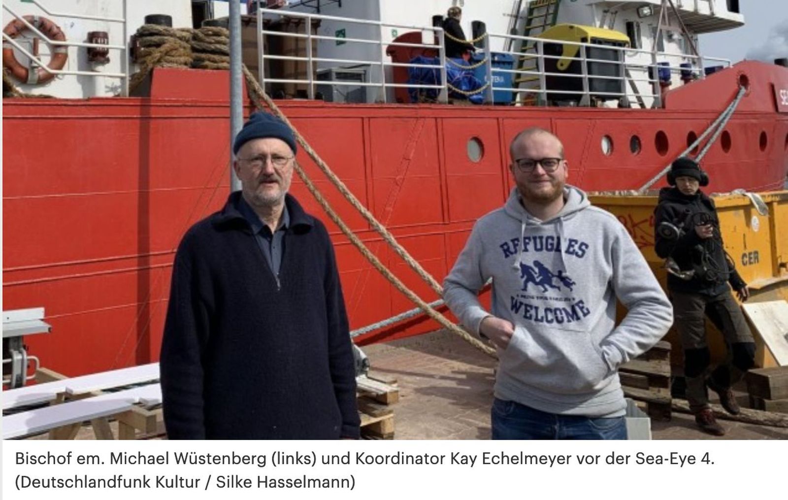 Michael Wüstenberg: “Estoy profundamente impresionado por la labor de los socorristas”. Deutschelandfunk kultur.