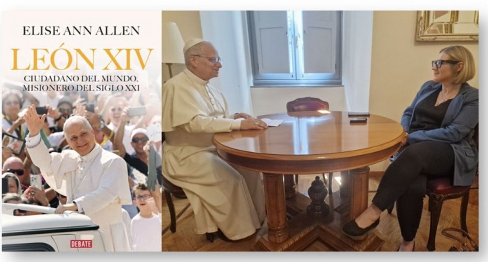 Elise Ann Allen, con el Papa León
