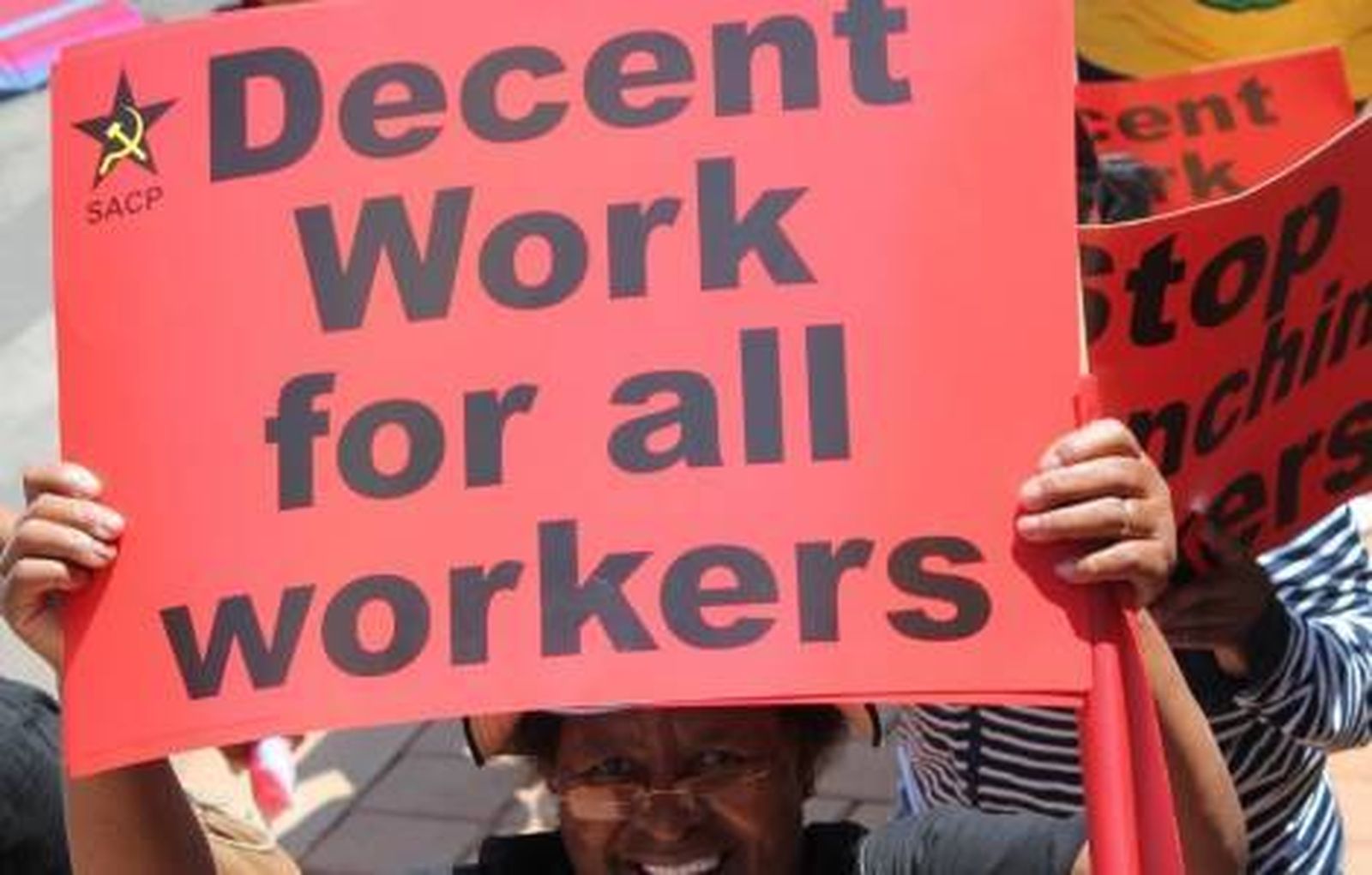 Manifestación en Pretoria