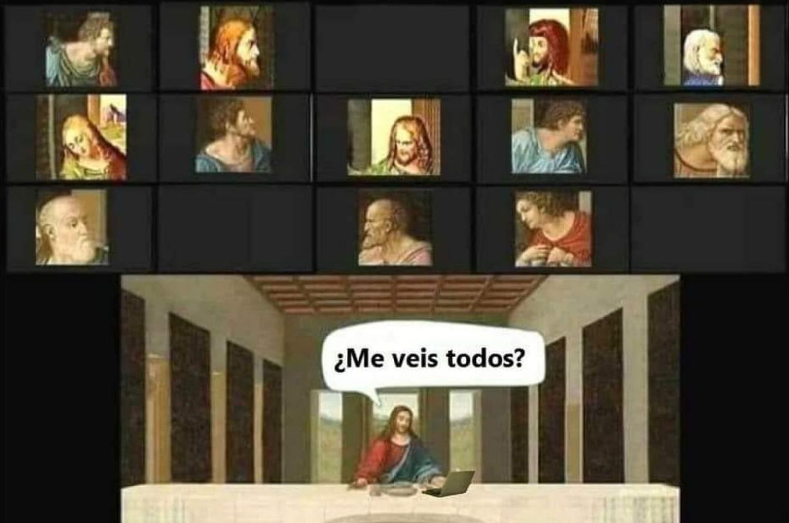 Última Cena en tiempos de confinamiento