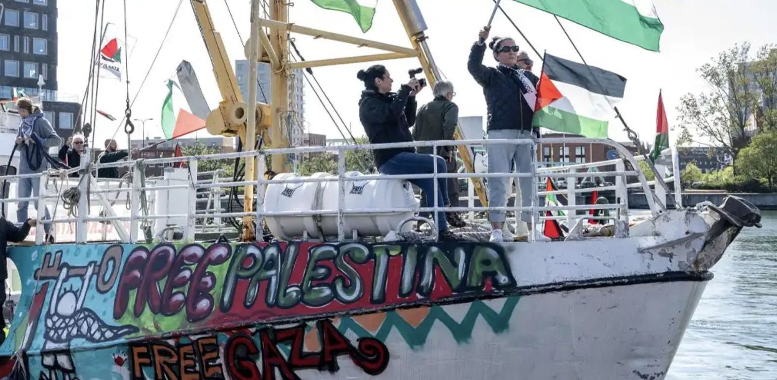 Cristóbal López, con la 'flotilla de la paz' que parte hacia Gaza