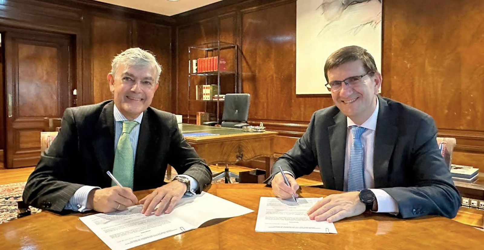 Carlos Gorria y Juan José Etxeberria