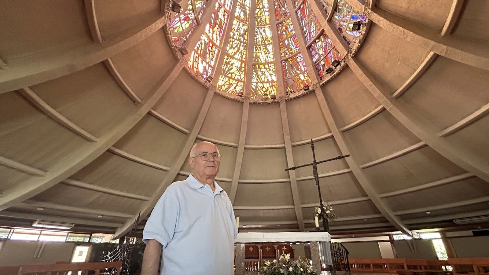 Marciano Vidal en la parroquia de los redentoristas en Boadilla del Monte