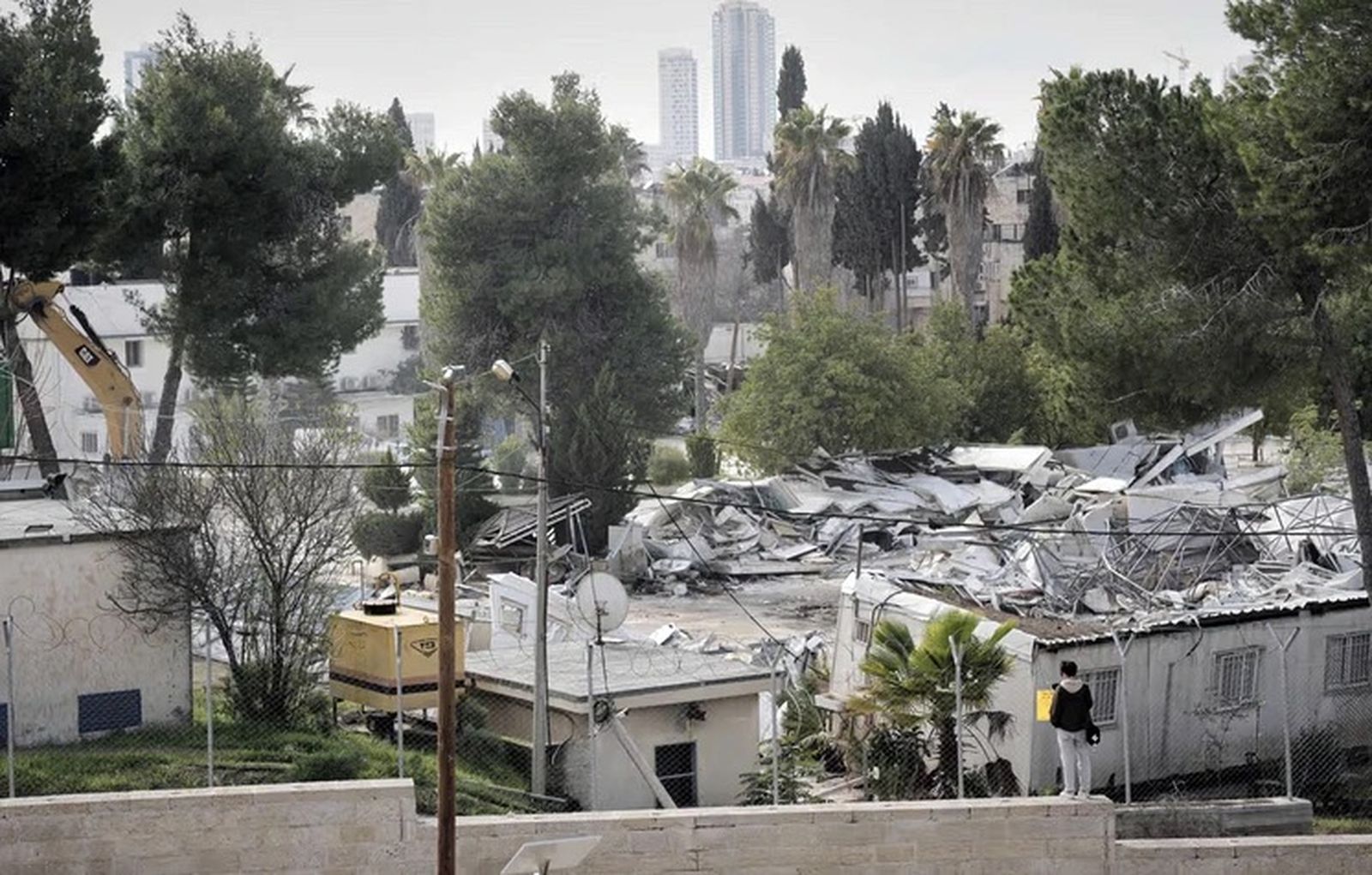 Israel derriba un edificio de la UNRWA en Jerusalén