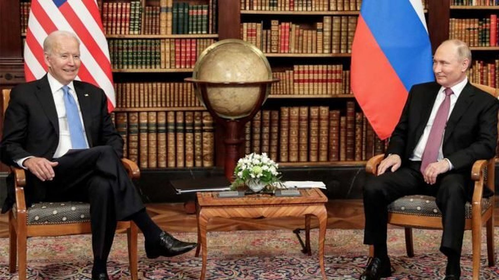 Joe Biden y Vladimir Putin