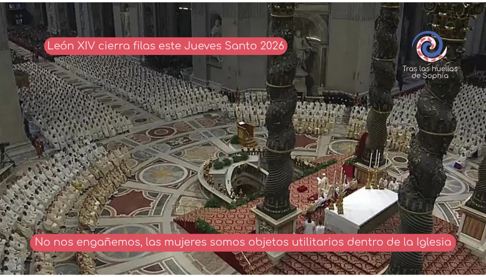 No nos engañemos, las mujeres somos objetos utilitarios dentro de la Iglesia (Tarjeta de presentación (formato de EE. UU.))