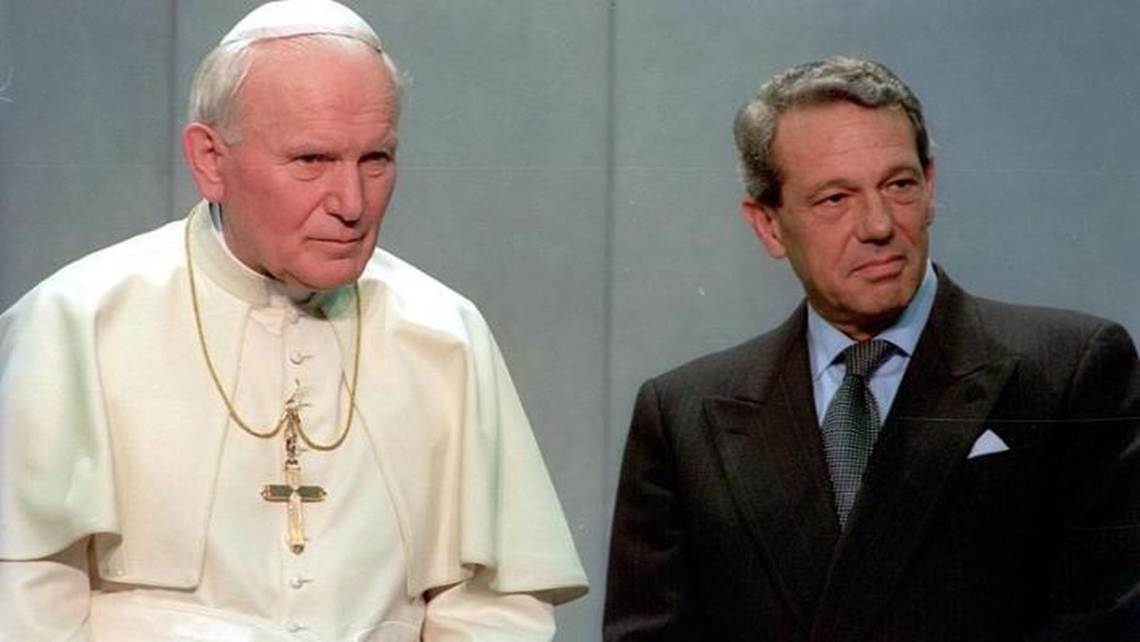 Juan Pablo II y Joaquín Navarro-Valls
