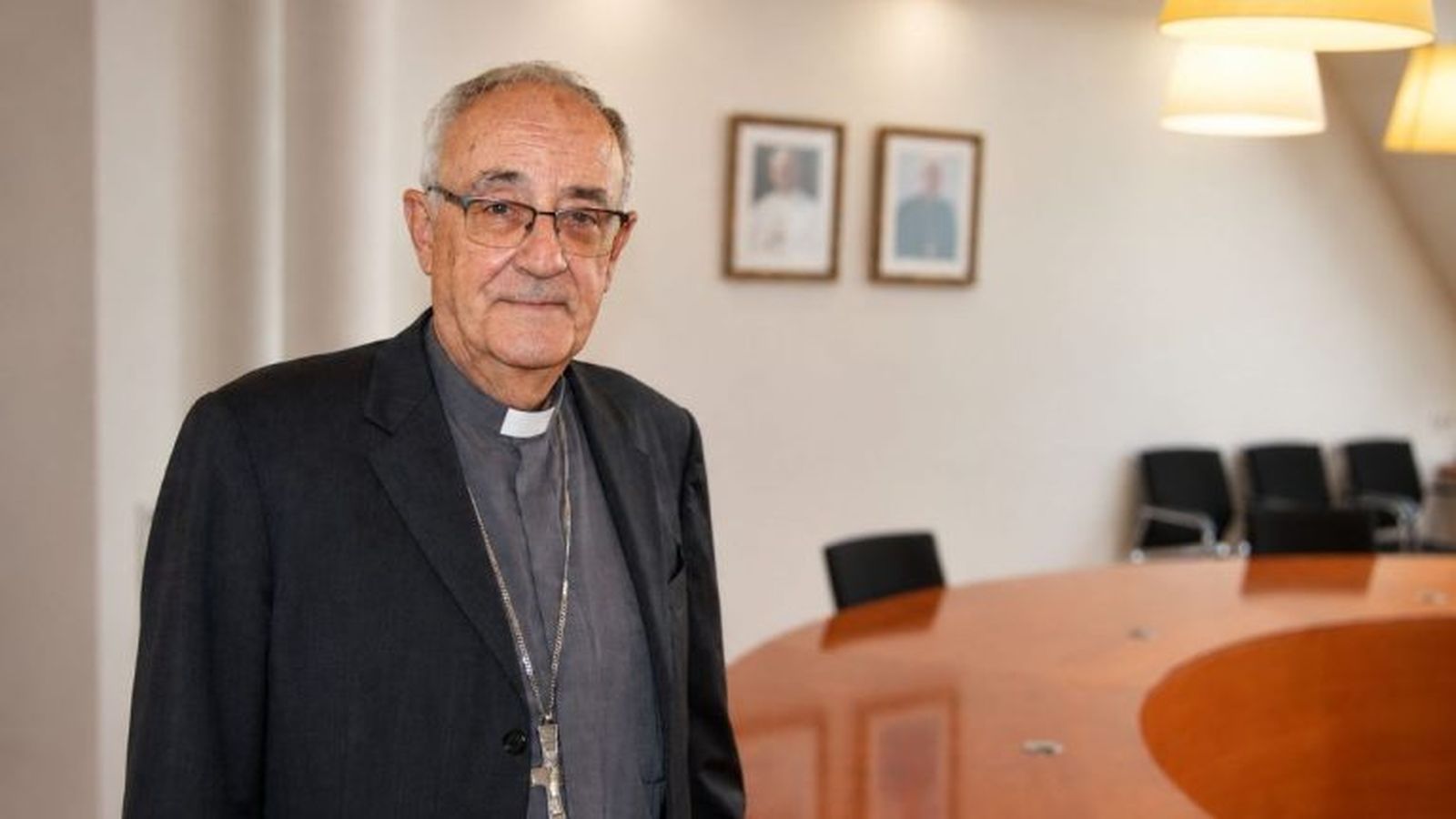 Salvador Cristau, obispo de Terrassa, este miércoles.