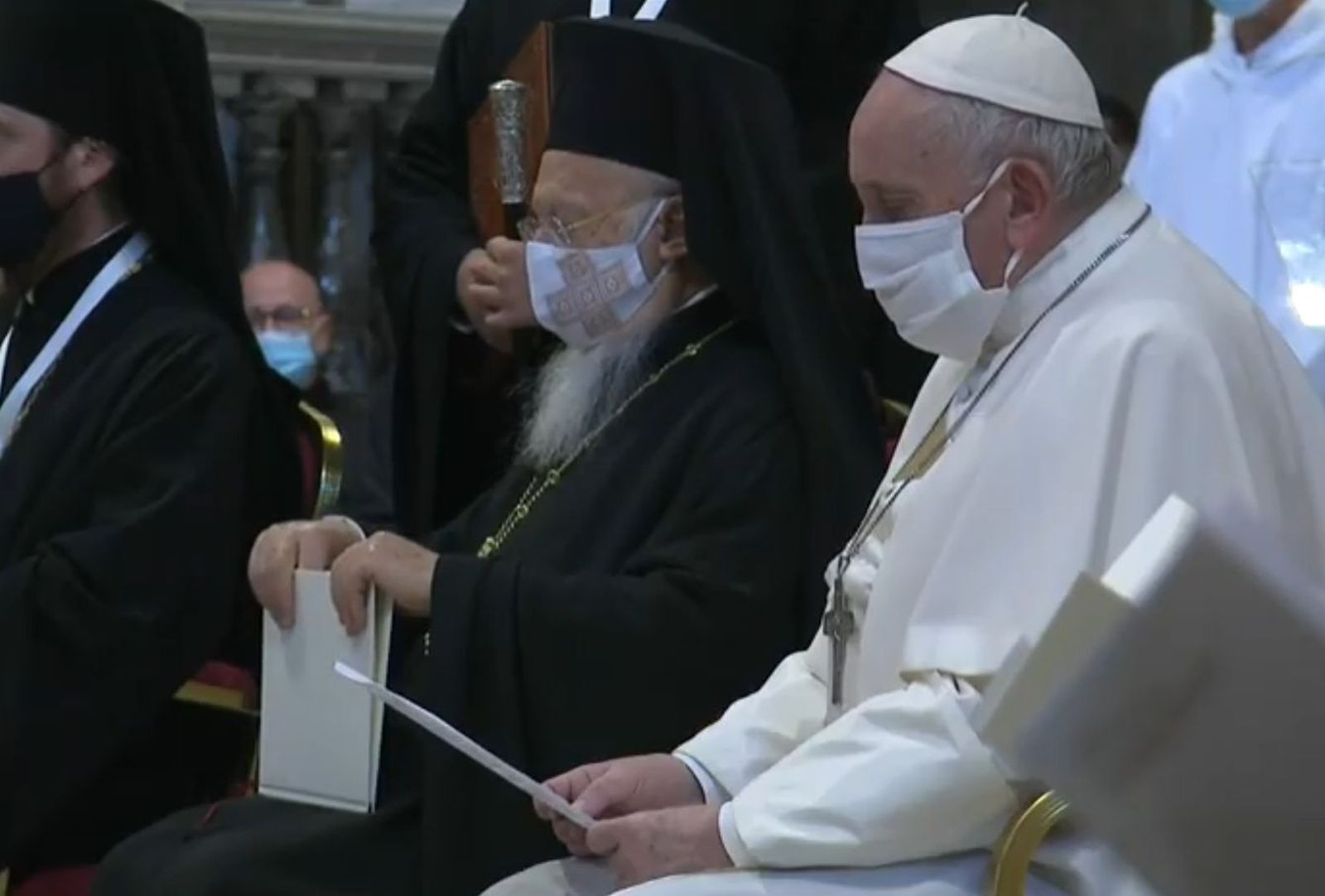 El Papa y Bartolomé