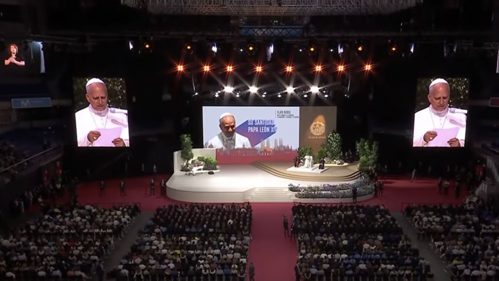 El Papa, en el Movistar Arena