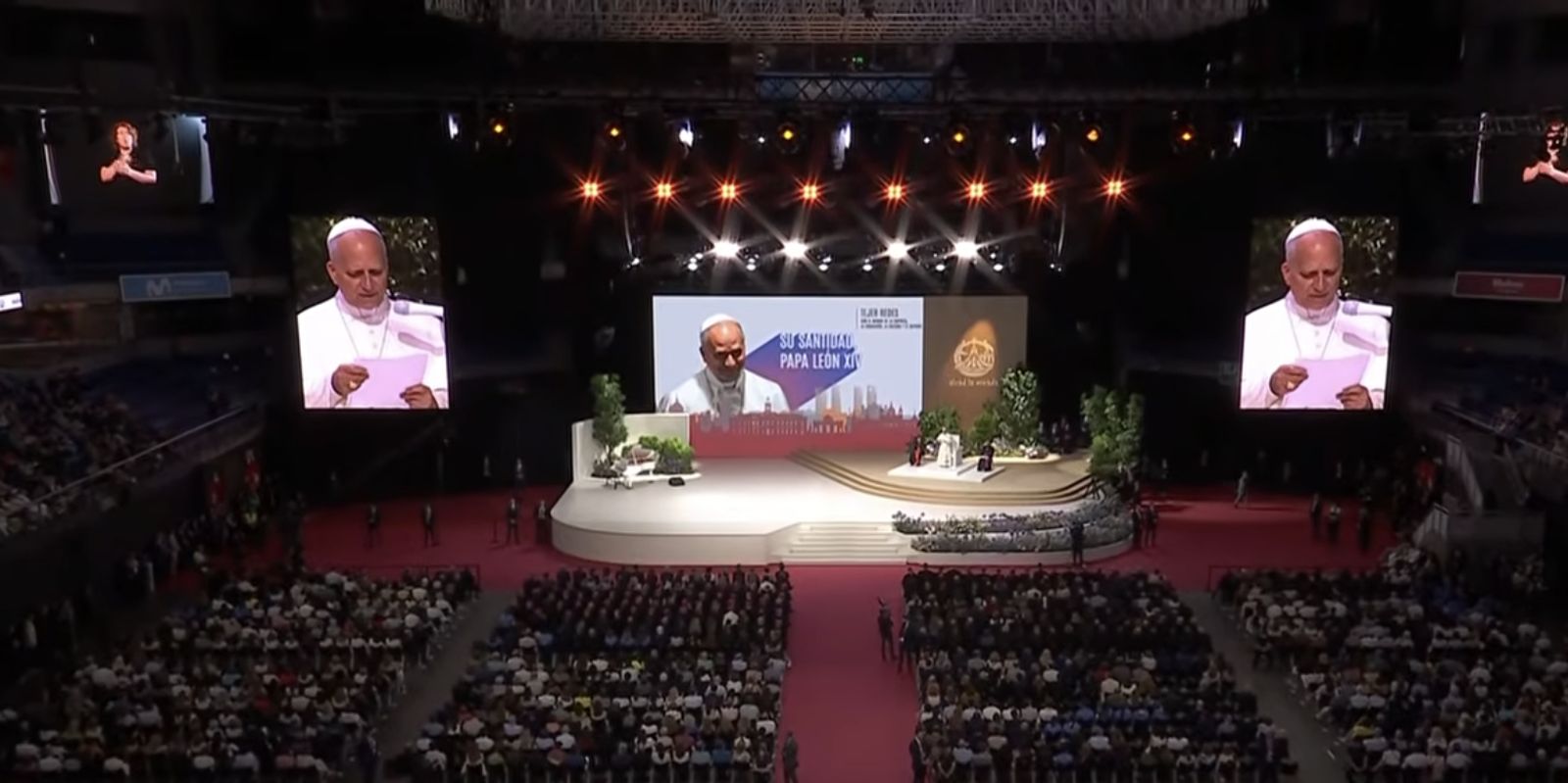 El Papa, en el Movistar Arena